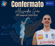 Dolphins Basket Riccione  - Alessandro Gori confermato