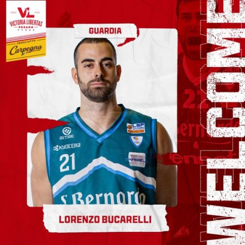 Lorenzo Bucarelli nel roster della Carpegna Prosciutto Basket Pesaro con un biennale!